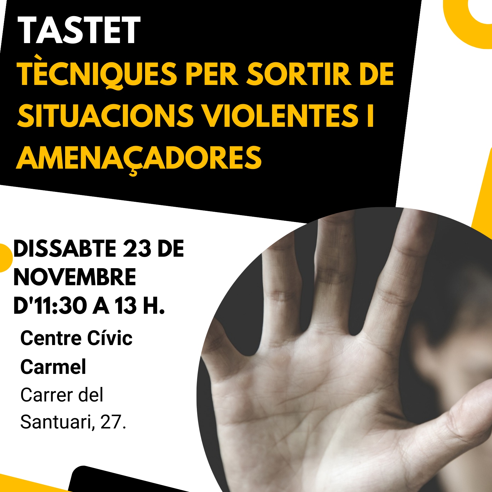 tècniques per a sortir de situacions violentes i amenaçadores